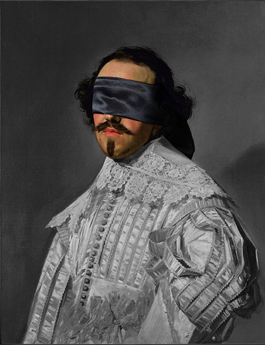 Mineheart Wall Art Blindfold 5 Leinwandbild 30x41cm Portrait