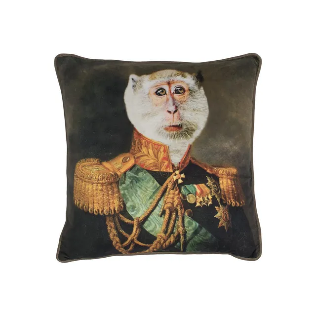Mineheart Cushions Duke Gibson Kissen Affenmotiv 46x46 cm