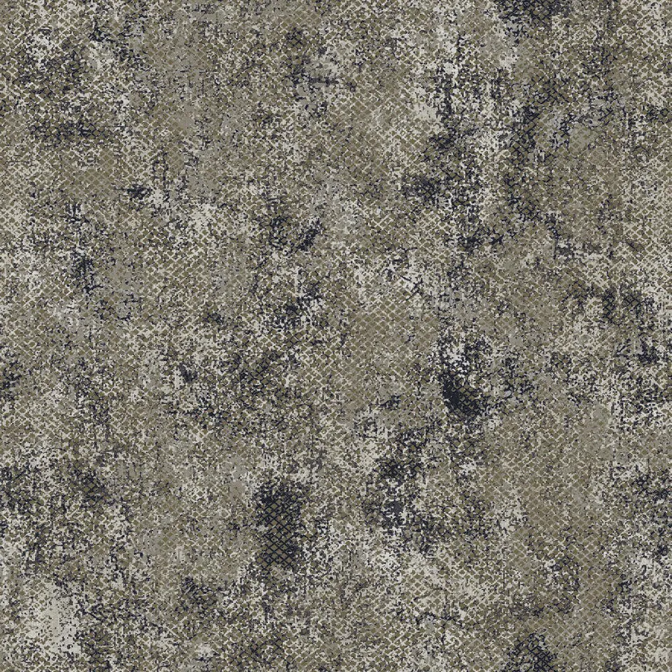 Mineheart Moderna Grid Stucco Tapete Khaki Midnight Putzoptik
