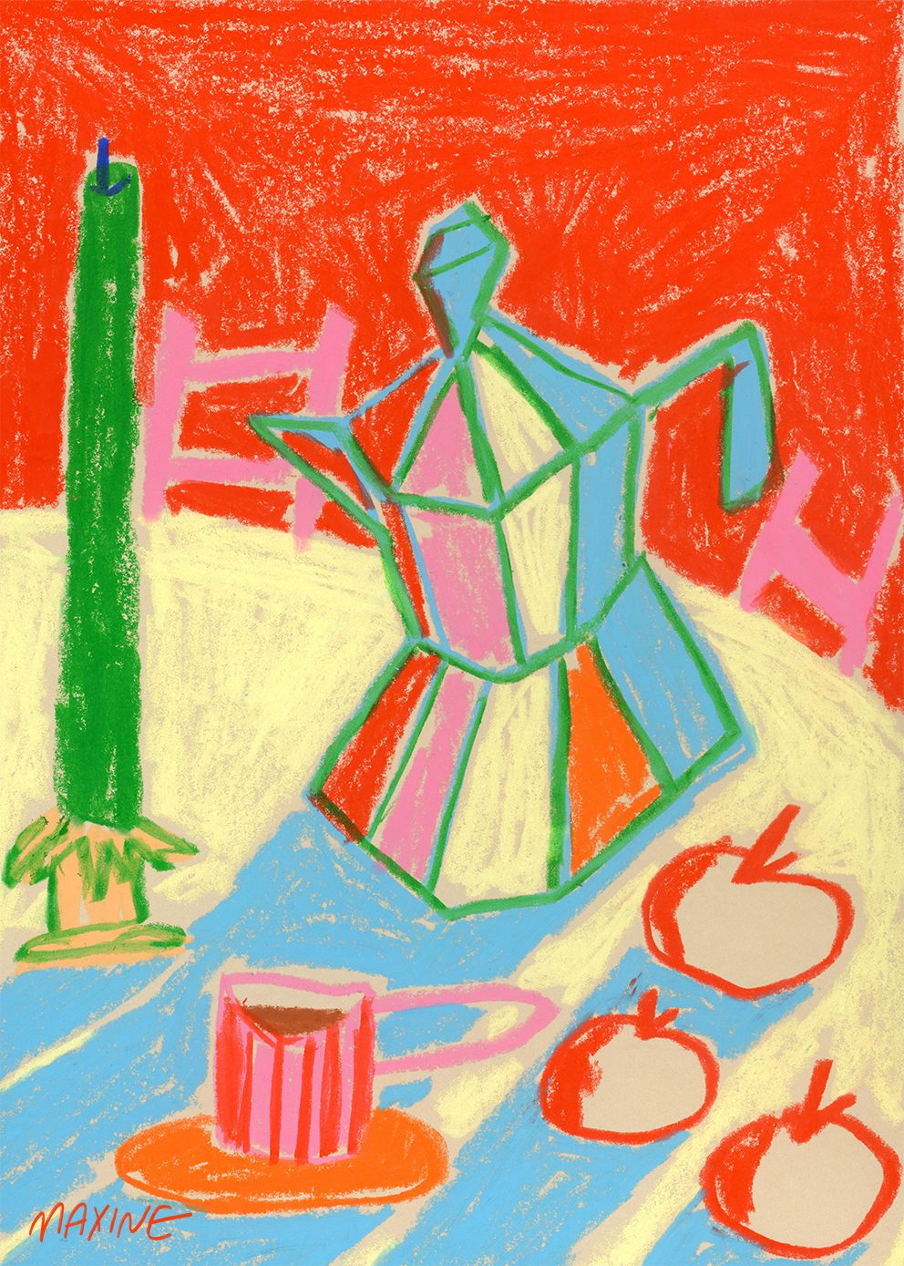 The Poster Club Bialetti Kunstdruck 30x40 cm Küche
