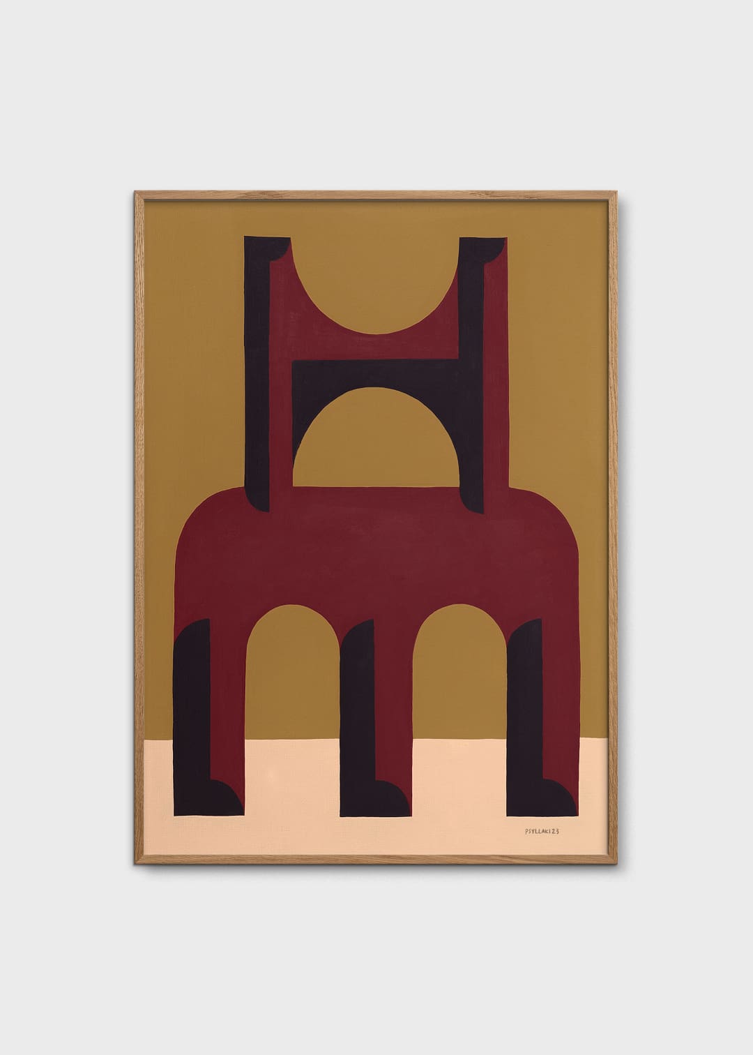 The Poster Club Art Prints Red Monument Poster 30x40 cm rot
