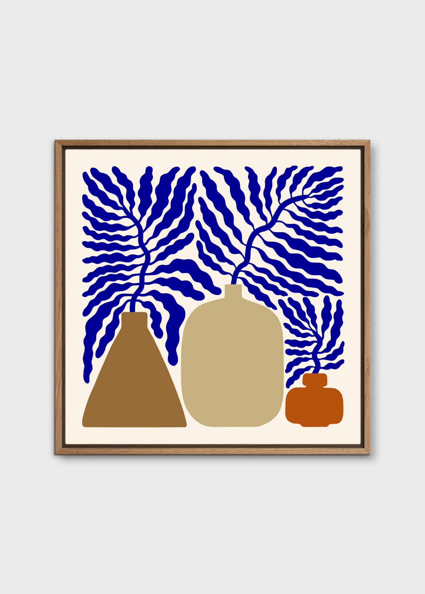 The Poster Club Art Prints Put Me in a Vase Leinwandbild 50x50 cm beige