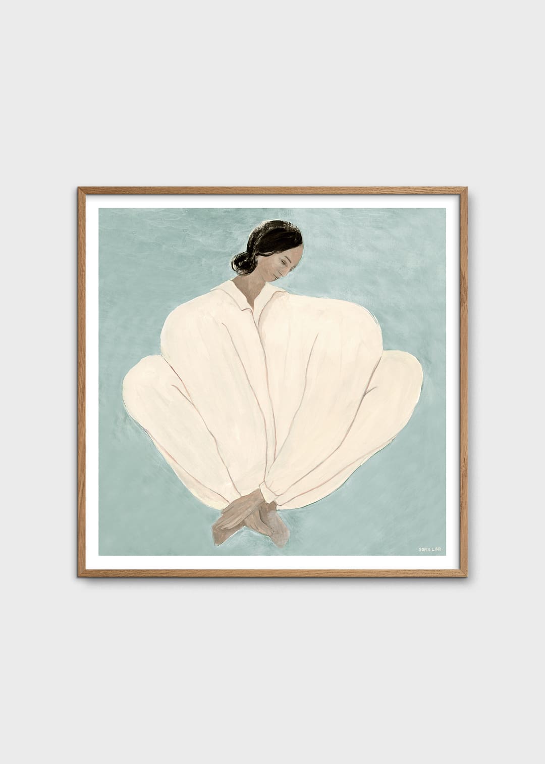The Poster Club Meet Me at Jaurès Poster 50x50 blau