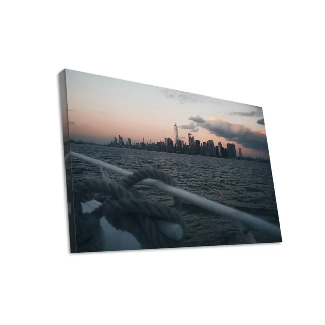 Hustling Sharks Wandbilder Blick Metropole Leinwandbild 30 x 40 cm
