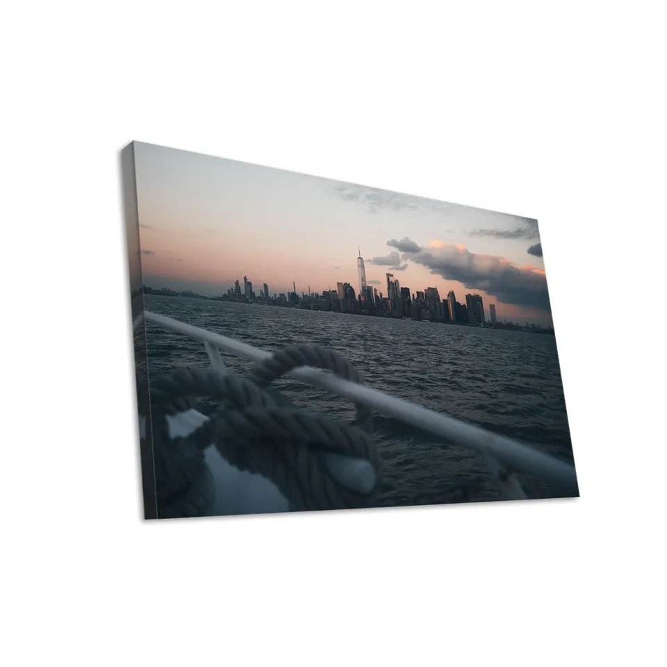Hustling Sharks Wandbilder Blick Metropole Leinwandbild 30 x 40 cm