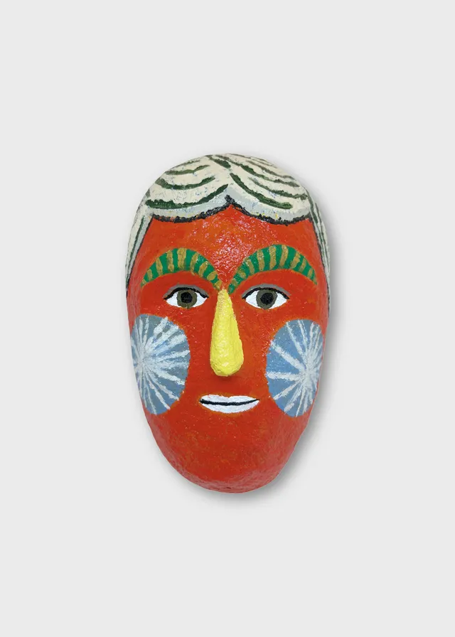 The Poster Club Mask No. 273 Wandobjekt 13x21 cm handbemalt