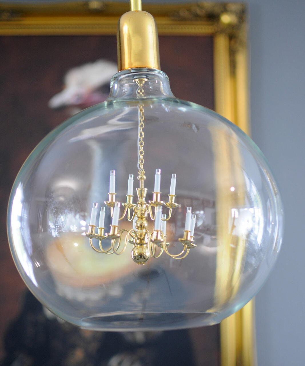 Mineheart Lighting King Edison Grande Pendelleuchte Gold