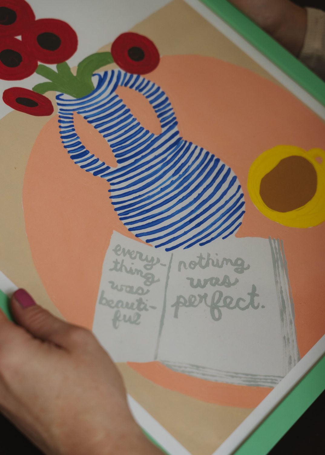 The Poster Club Everything was Perfect Poster 30x40cm botanisch