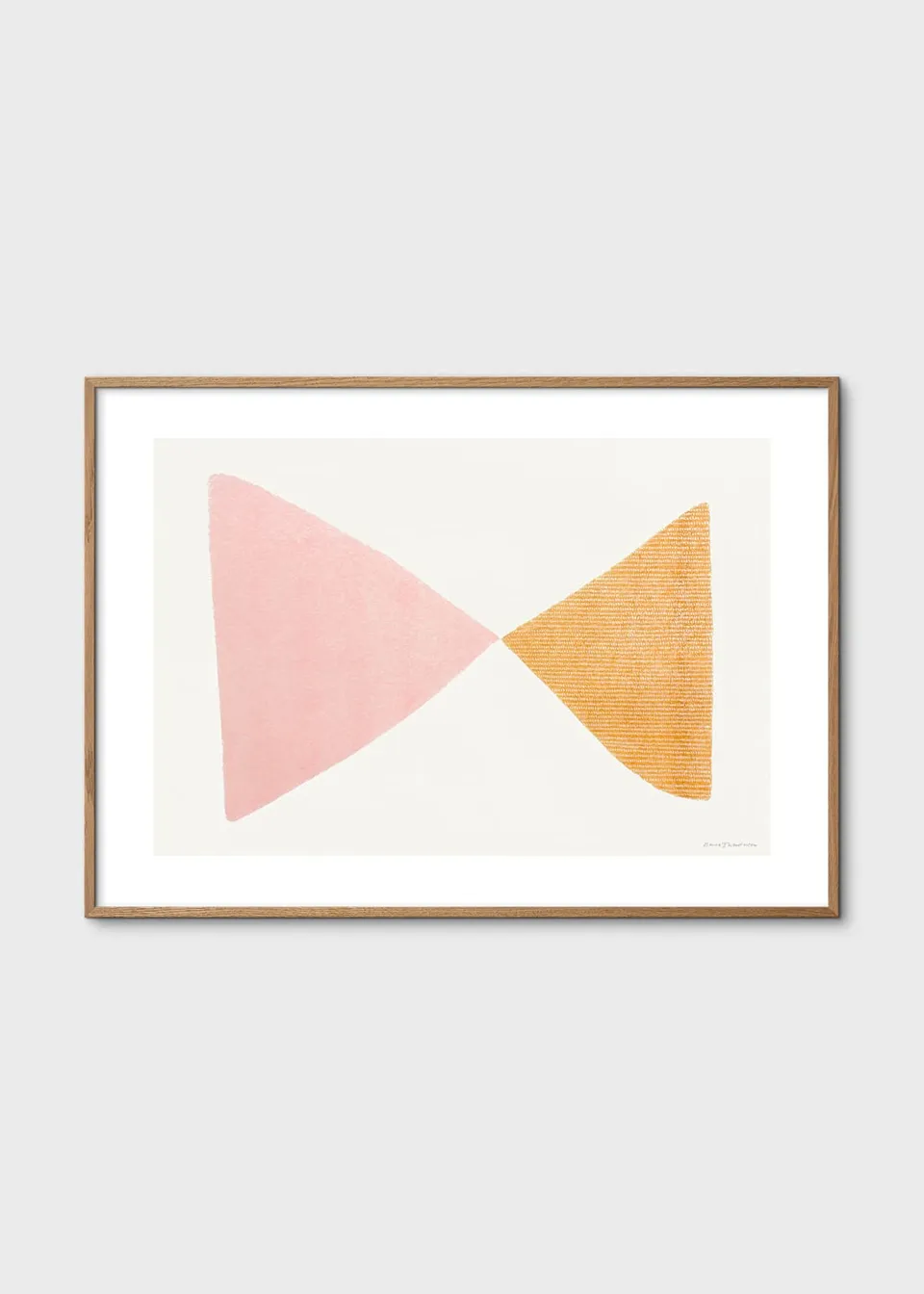 The Poster Club Touching Poster 30x40 cm orange rosa