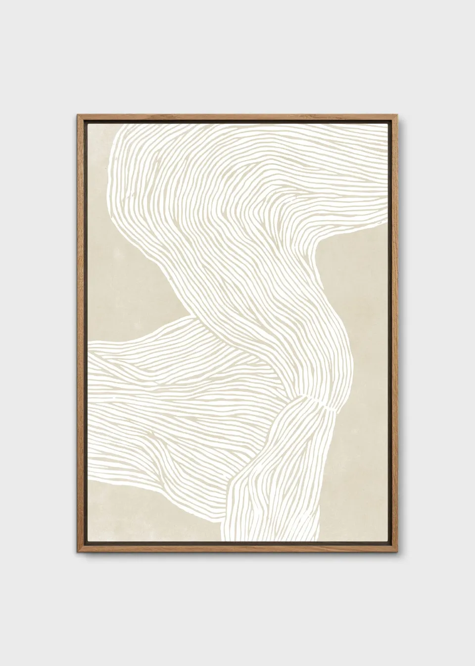 The Poster Club Art Prints The Line No. 08 Leinwand 50x70 cm beige