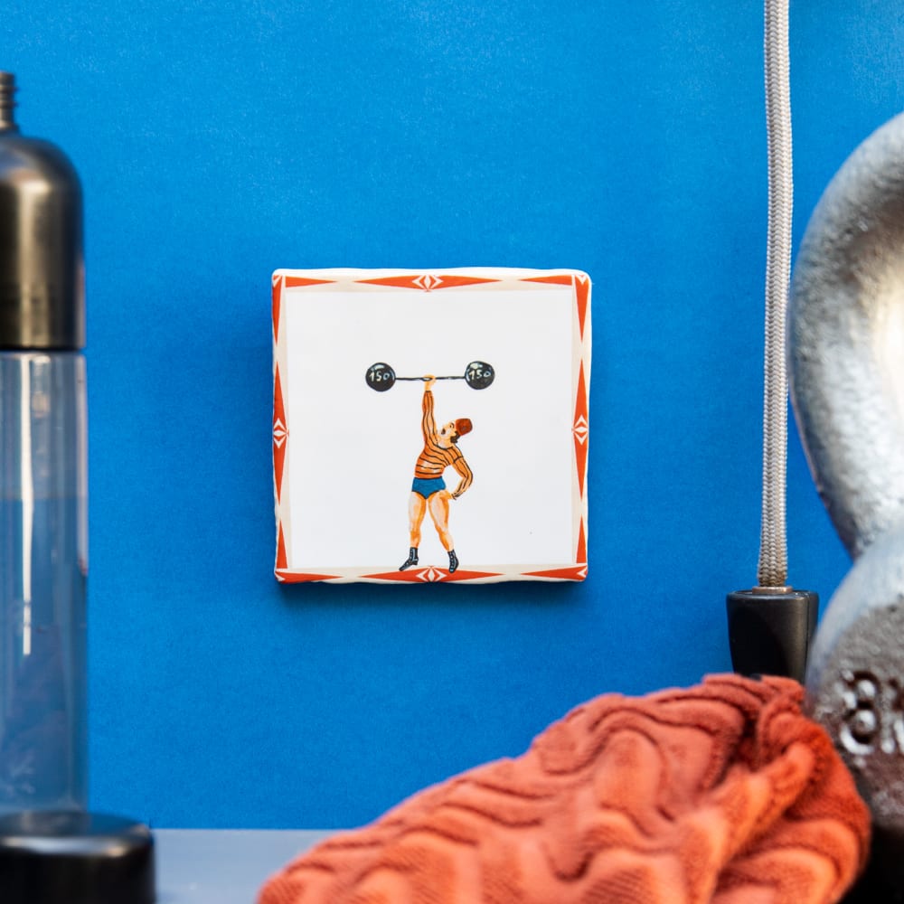 Storytiles Delft Blue You're the strongest Fliese 10x10 cm