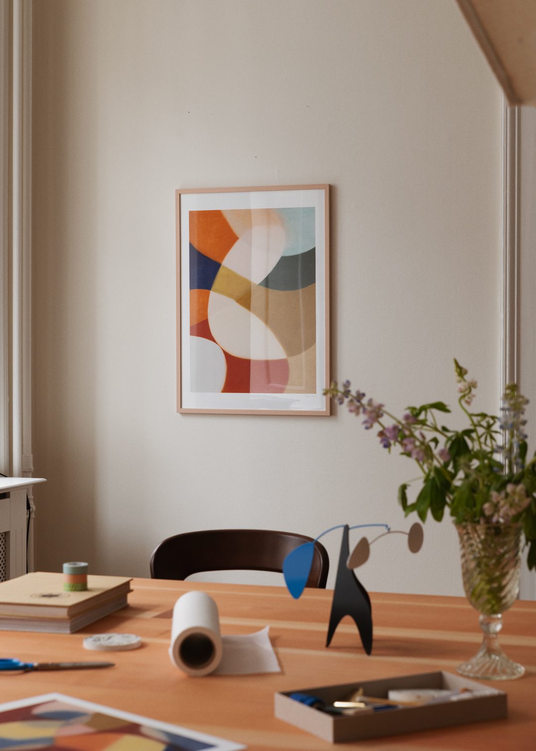 The Poster Club Art Prints Pearl Poster 30x40 cm beige
