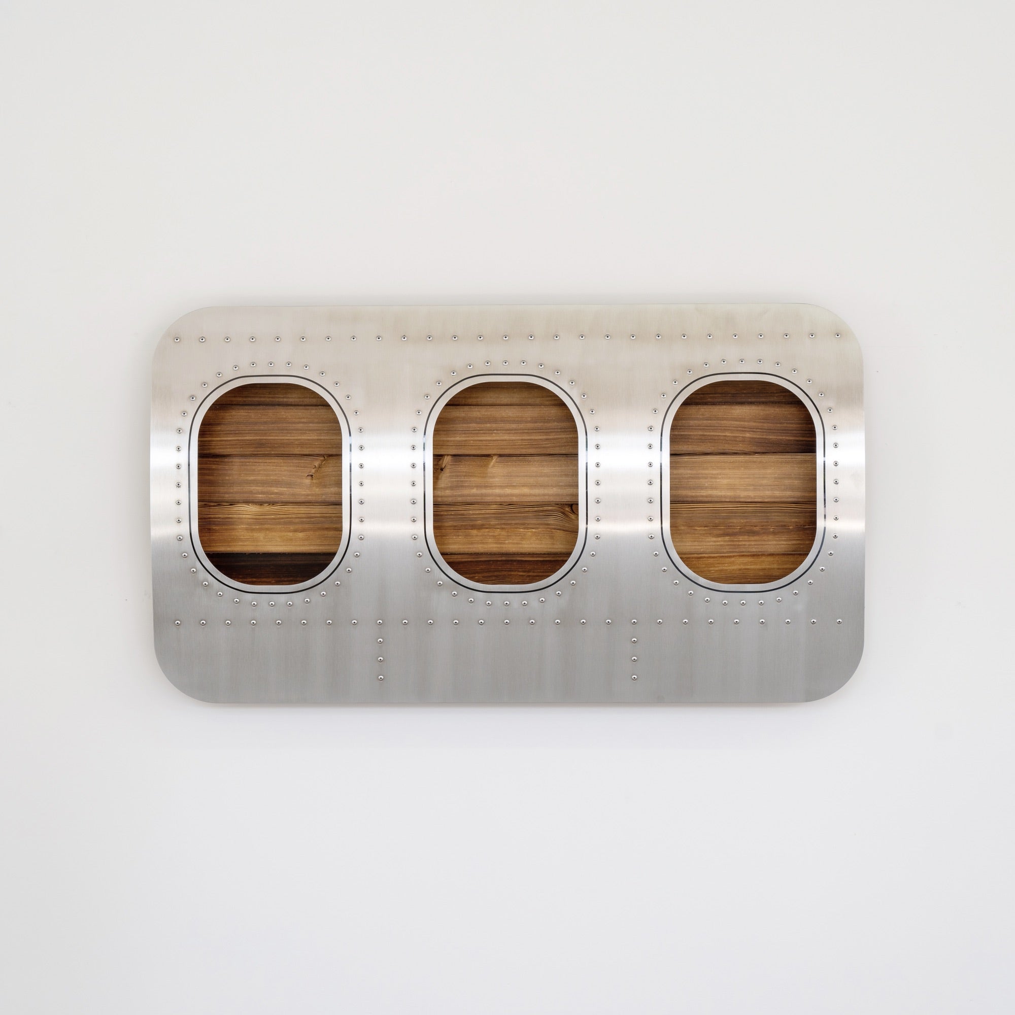 aircraftwindows Wall Bars 3er Wandbar Black Edition Alu