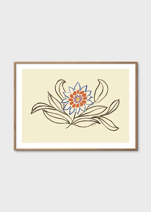 The Poster Club Nectar Poster 30x40 cm blau