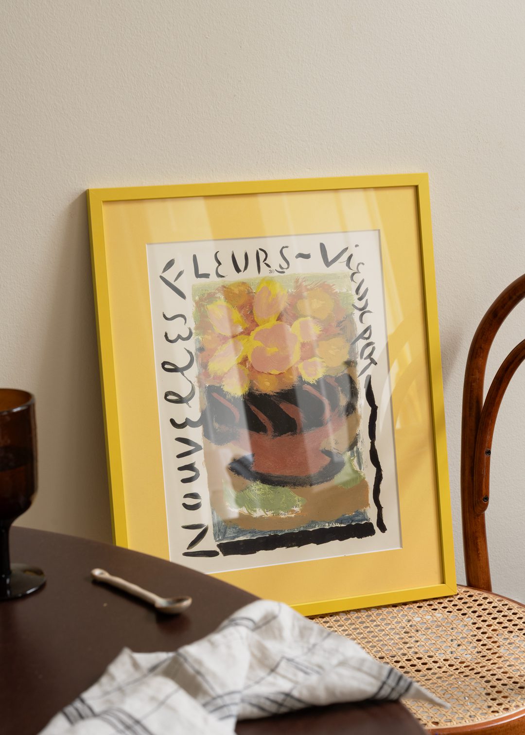The Poster Club Art Prints Nouvelles Fleurs Poster A4 floral