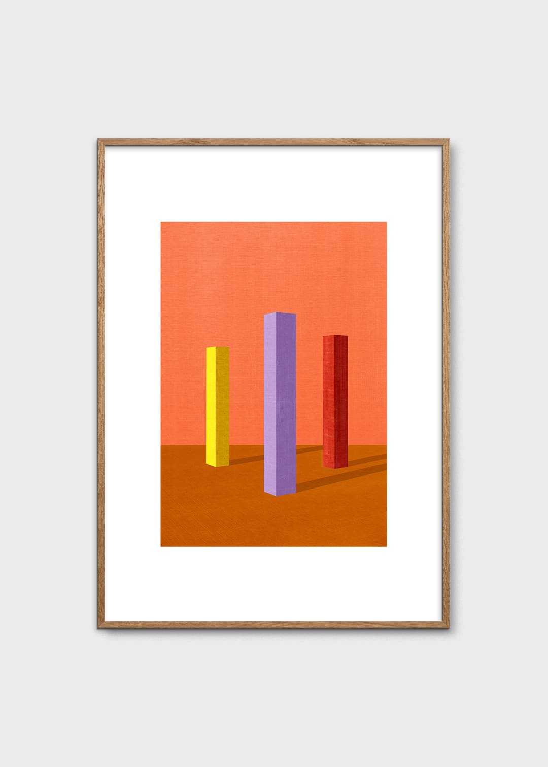 The Poster Club Colour Trio Poster 30x40 cm geometrisch bunt