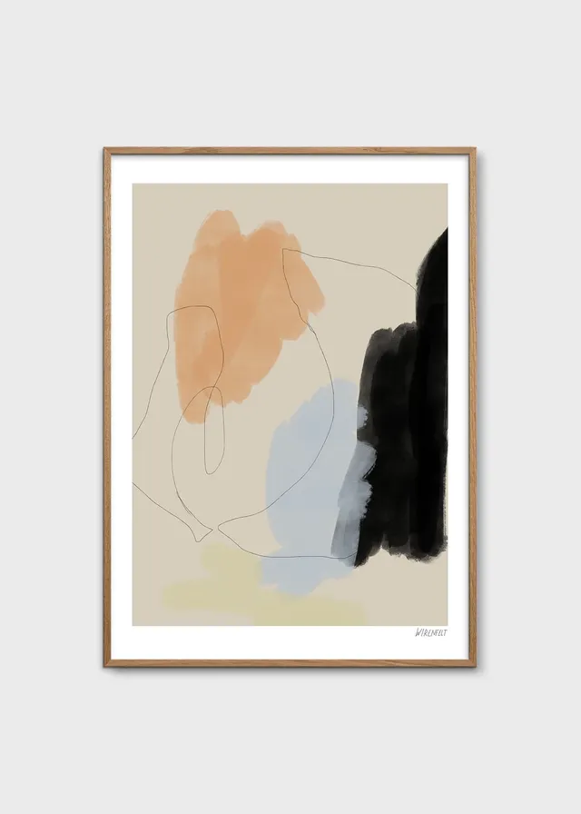 The Poster Club Art Prints Franca Poster 30x40 cm Beige