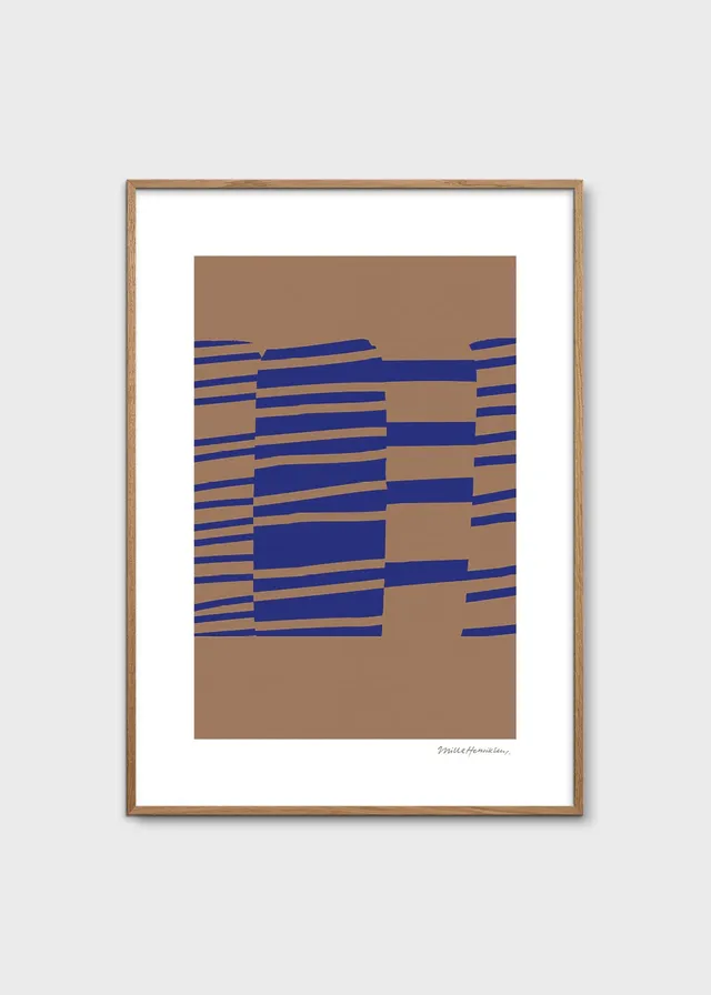 The Poster Club Bridge No. 01 Poster 30x40 cm blau
