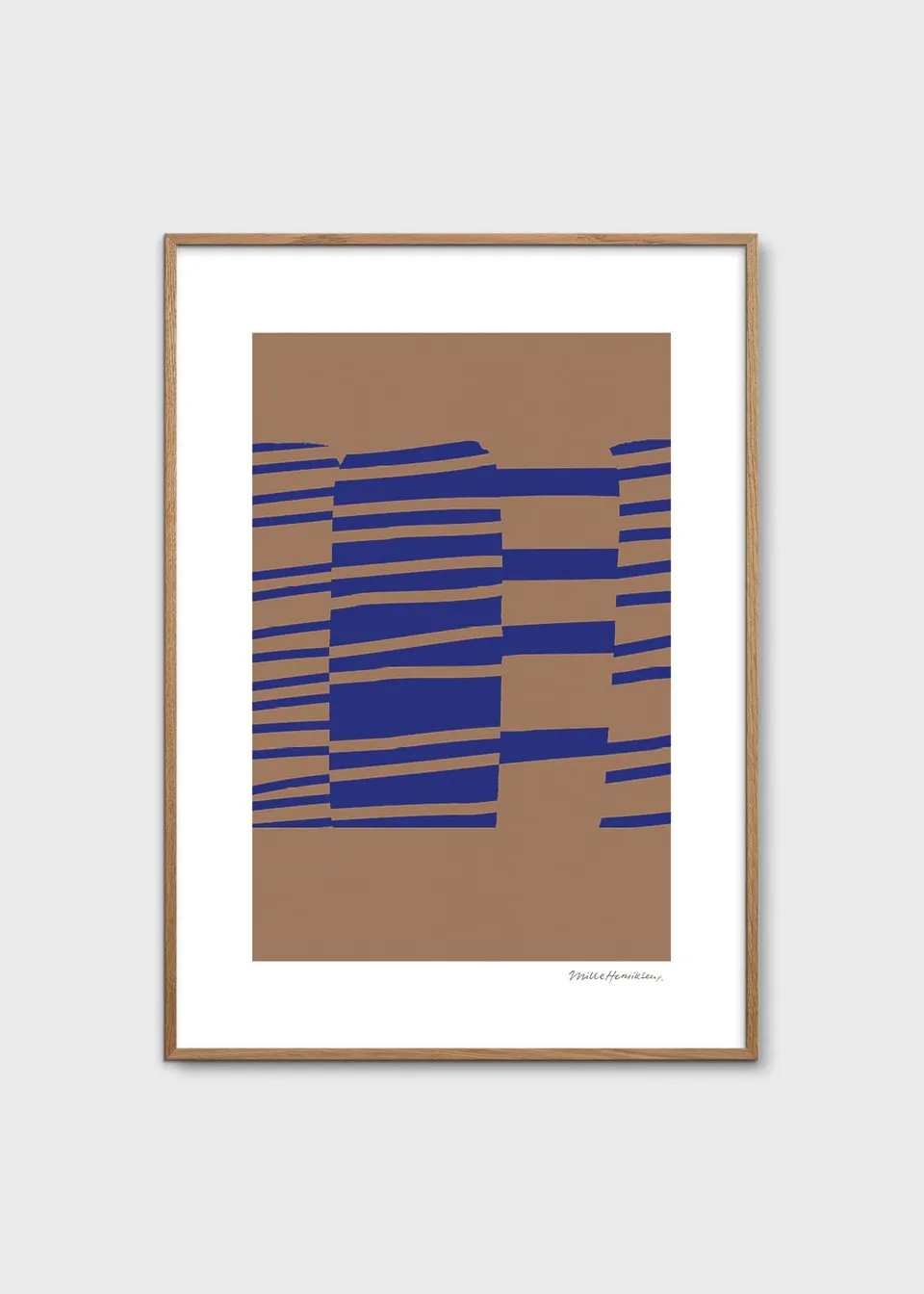 The Poster Club Bridge No. 01 Poster 30x40 cm blau