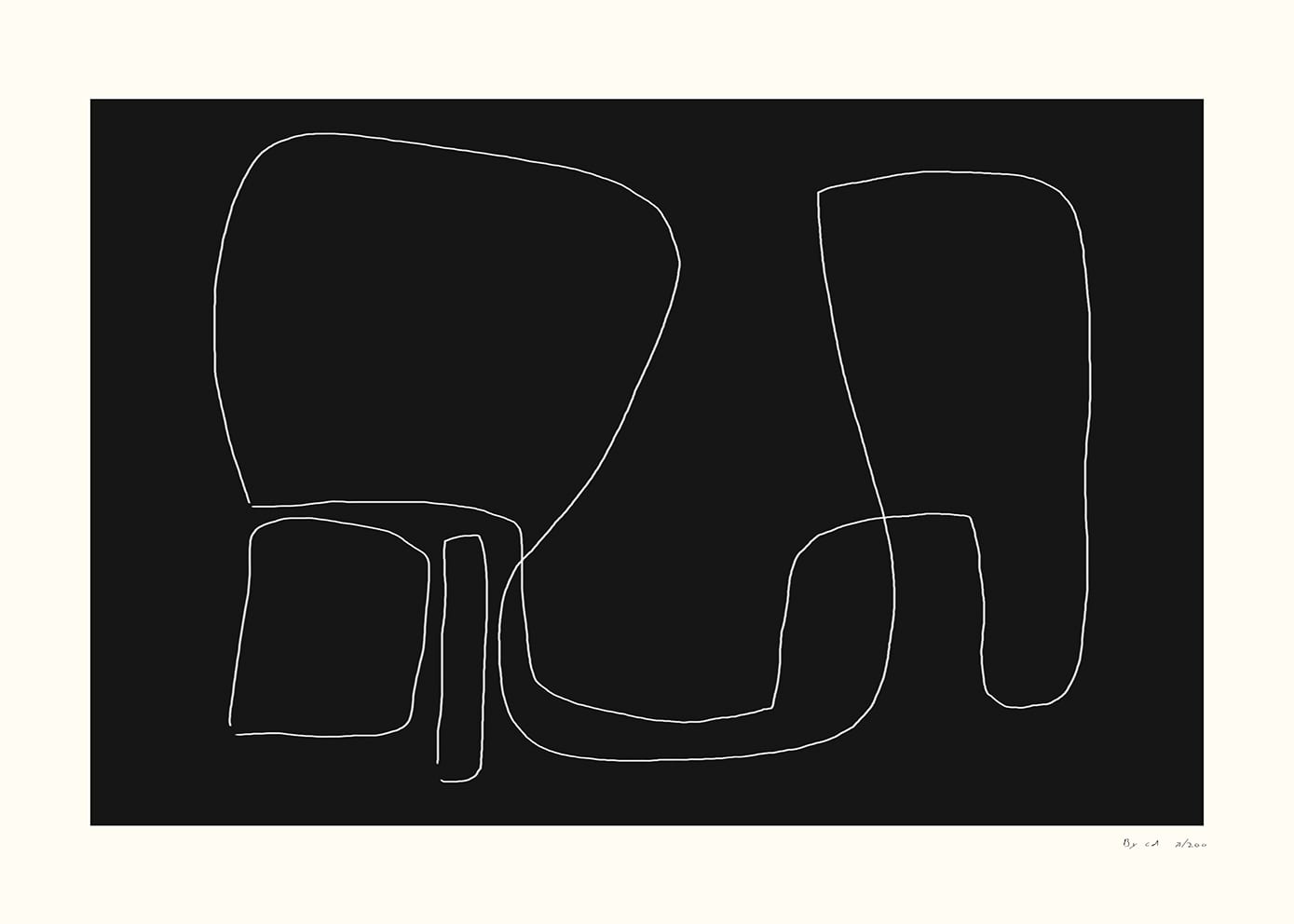 The Poster Club Art Prints Connect Poster 30x40 cm minimalistisch
