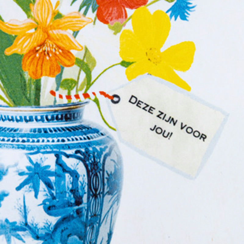 Storytiles Delft Blue Vase Wandfliese S 10x10 cm Liebe