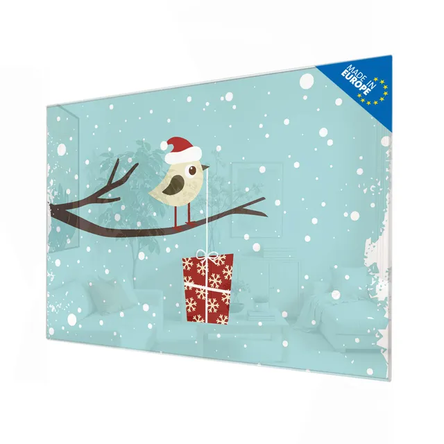 Banjado Magnettafel Weihnachten Magnetboard 120x80 cm