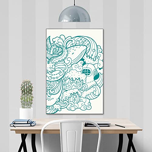 Banjado Magnettafel Tiefsee Magnetboard 60x40 cm beschreibbar