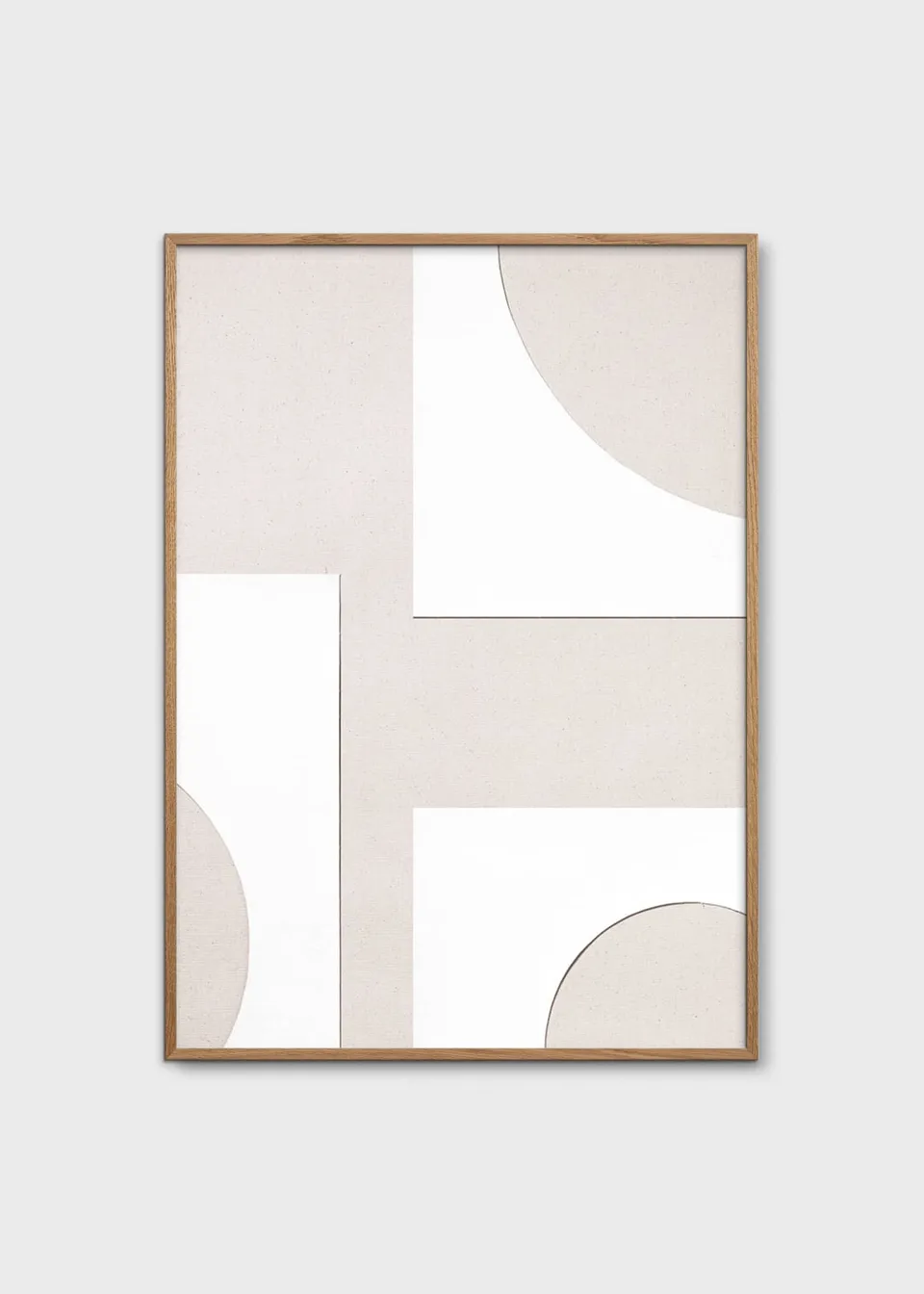 The Poster Club Object Blanc No.23 Bild 30x40 cm beige weiß