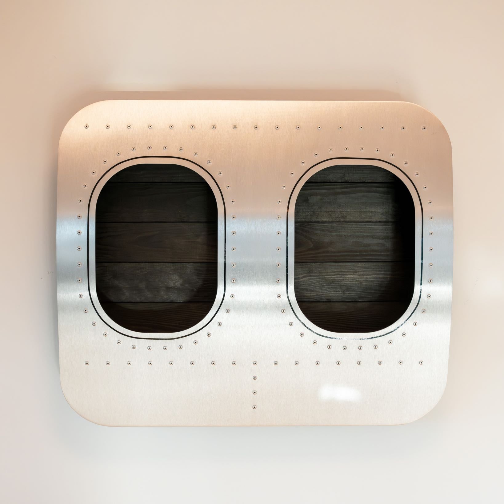 aircraftwindows Wall Bars 2er Wandbar Flugzeugfenster Flamed & Oiled