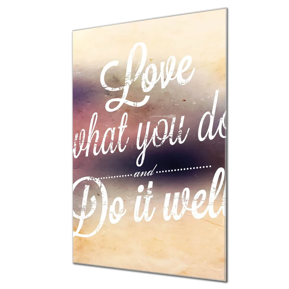 Banjado Magnettafel Love What You Do Magnetboard 60x40 cm