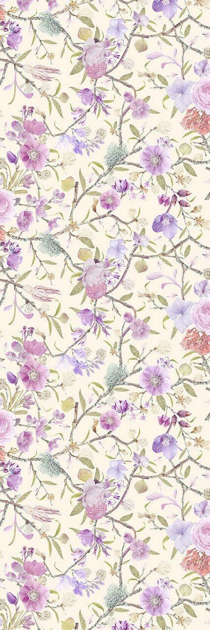 Mineheart Wallpaper Kilburn Heritage Tapete Creme Lila Vlies