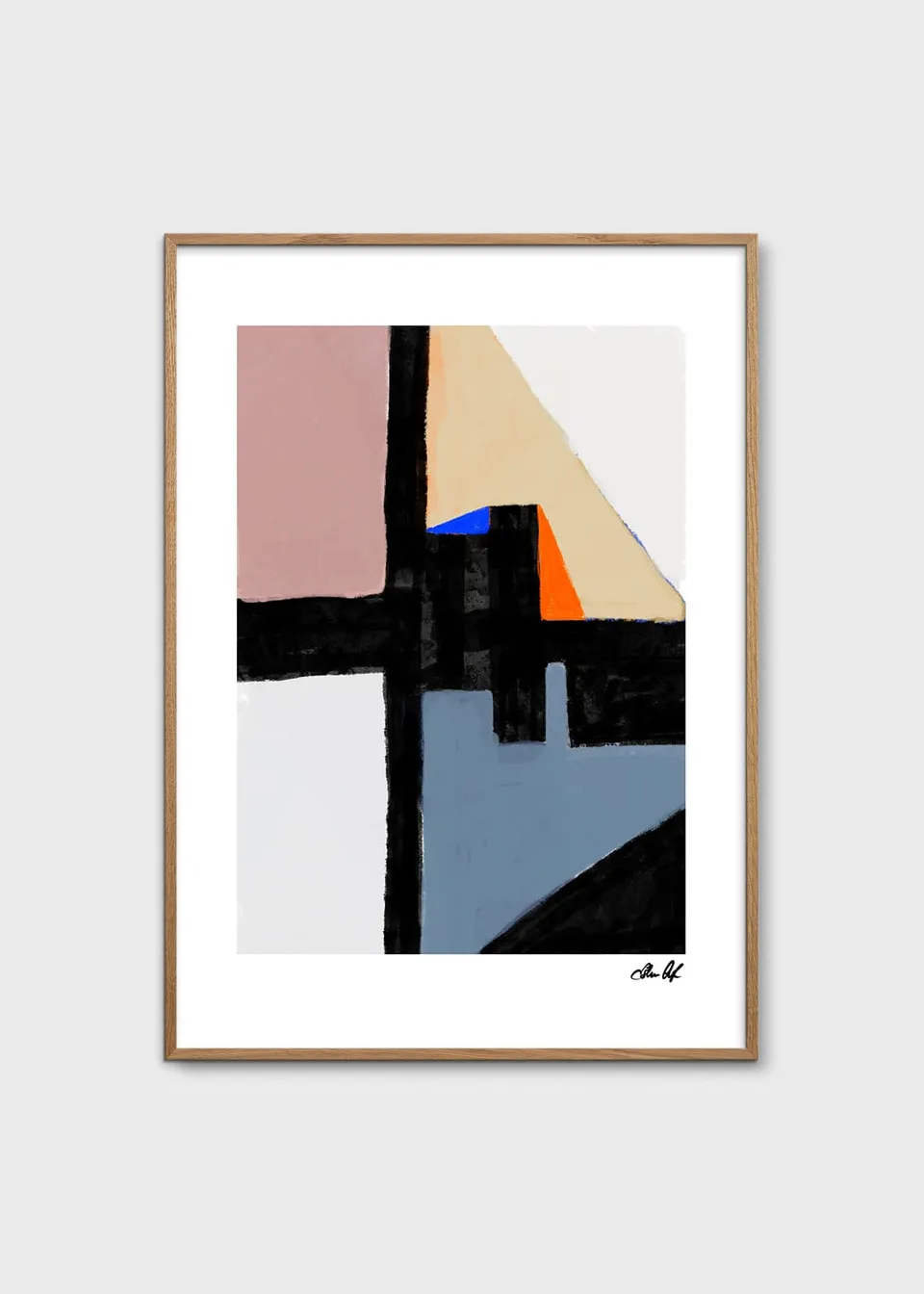 The Poster Club Art Prints Kompromiss Poster 30x40 rosa-blau