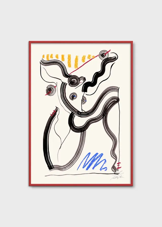 The Poster Club Art Prints Weightlifting Poster 30x40 cm schwarz
