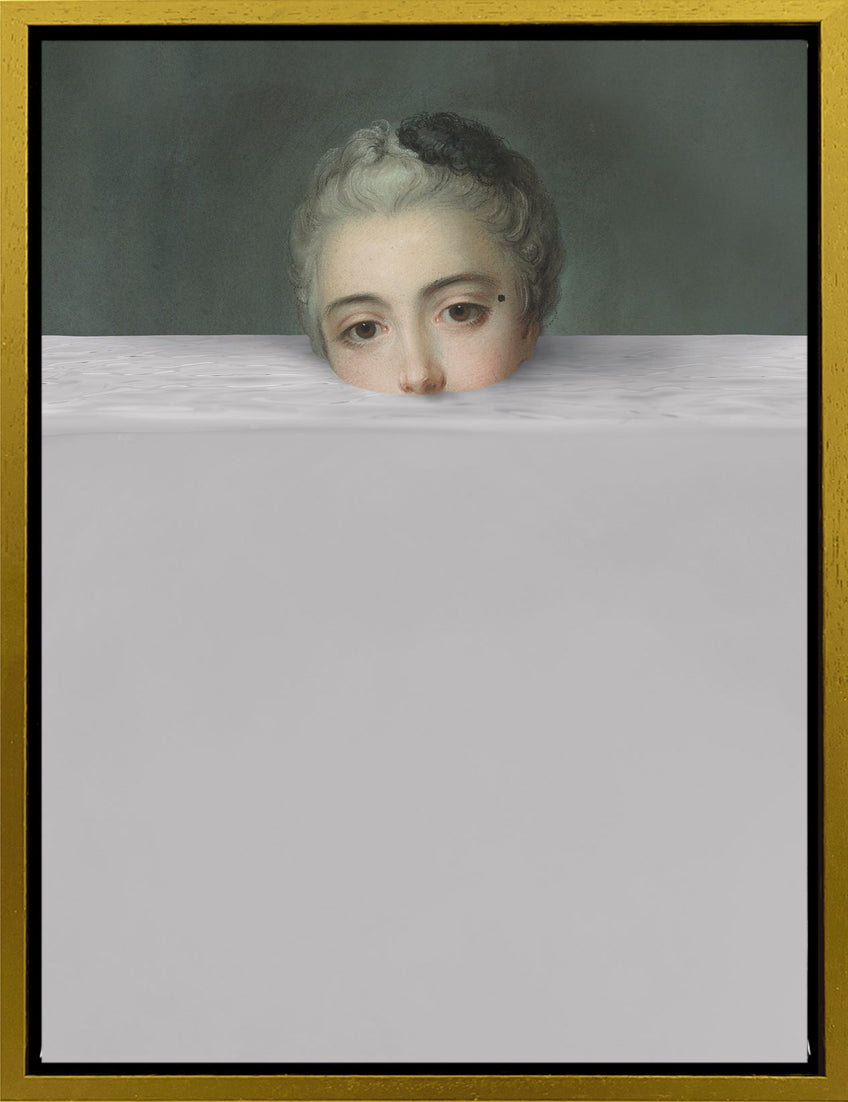 Mineheart Submerged-2 Leinwandbild creme 21x30cm