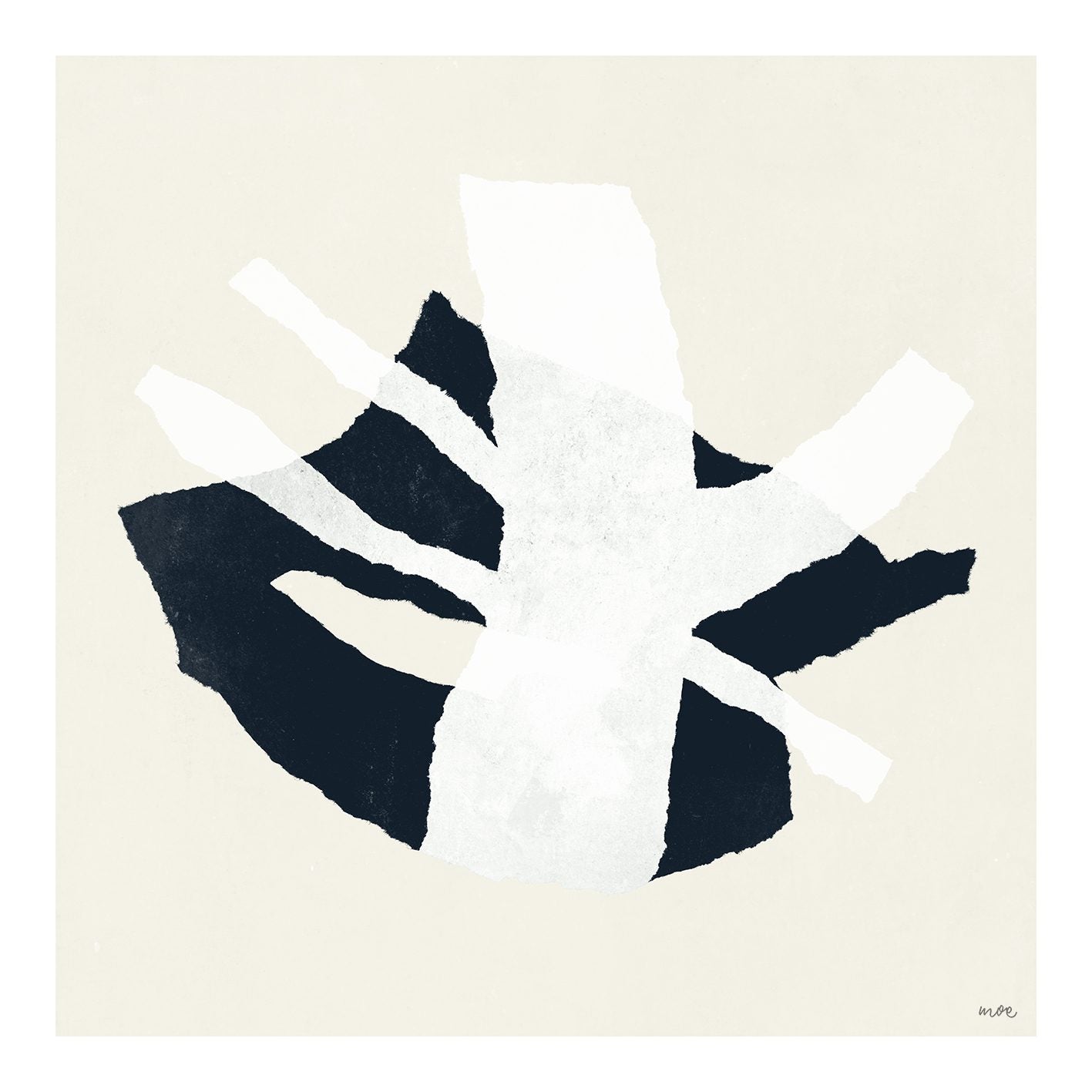 The Poster Club Branching II Kunstdruck 50x50 cm beige