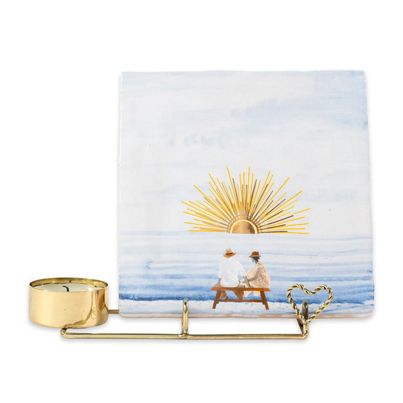 Storytiles Tile holders Golden Heart Kachelhalter Gold Herz