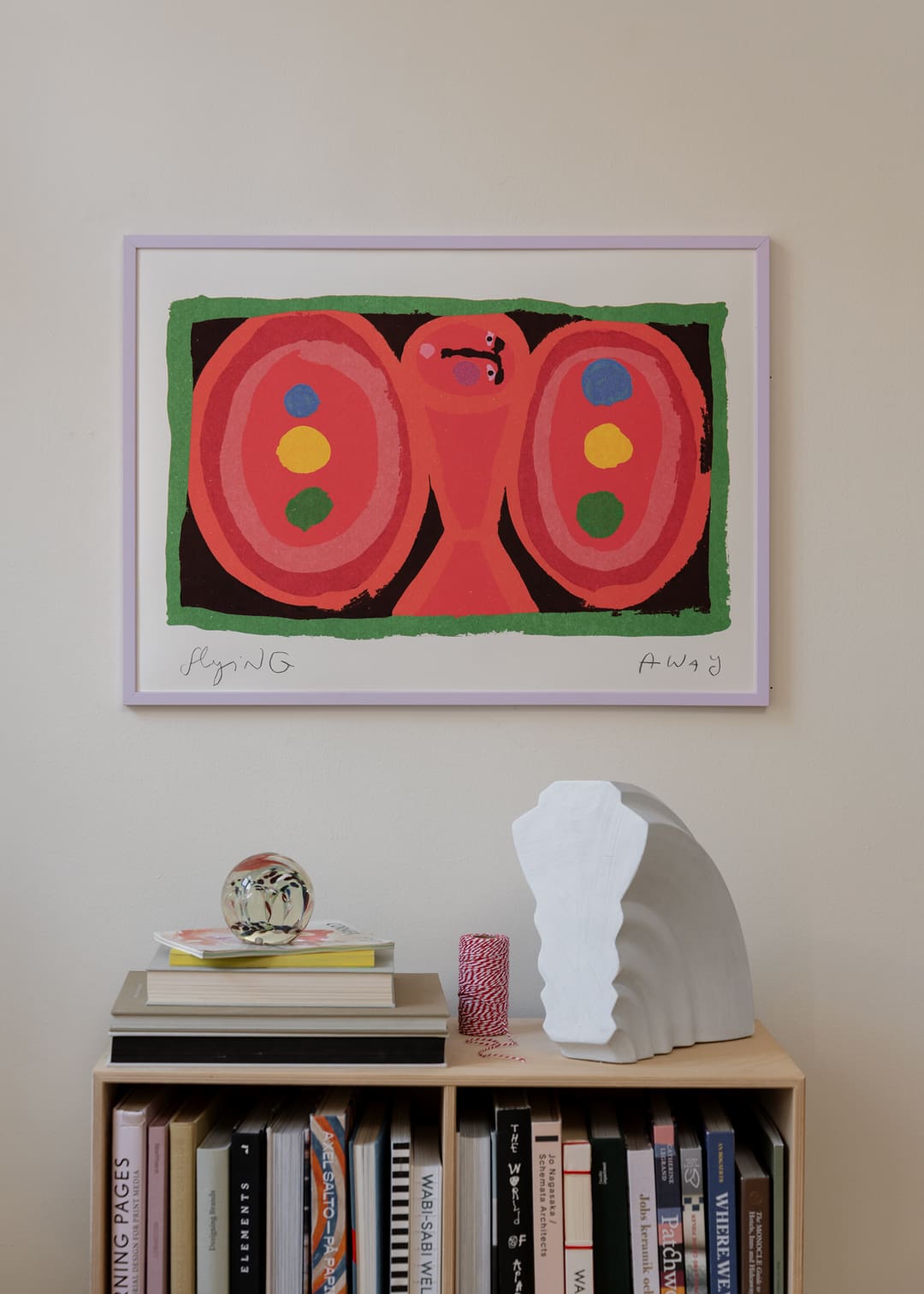 The Poster Club Art Prints Flying Away Poster A4 Tiermotiv