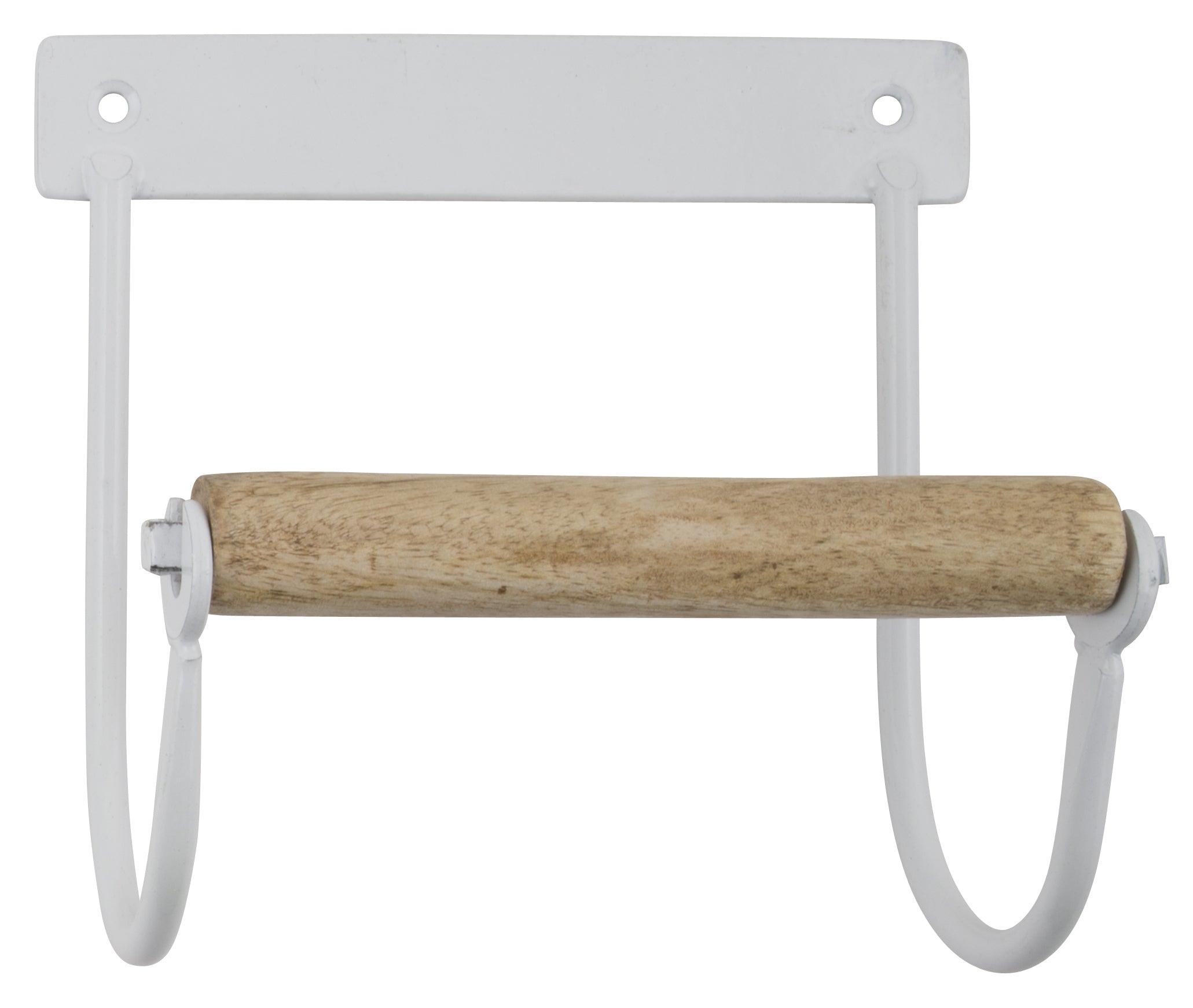 LS-LebenStil Möbel & Wohnen Altum Toilettenpapierhalter Weiß 14cm