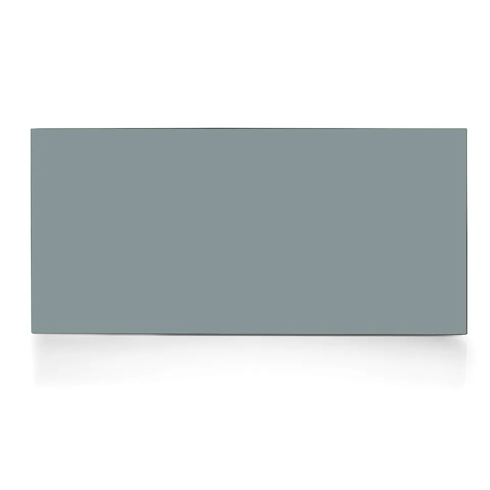 Banjado Magnettafel Schwarz 78x37cm Magnetwand Grau beschreibbar