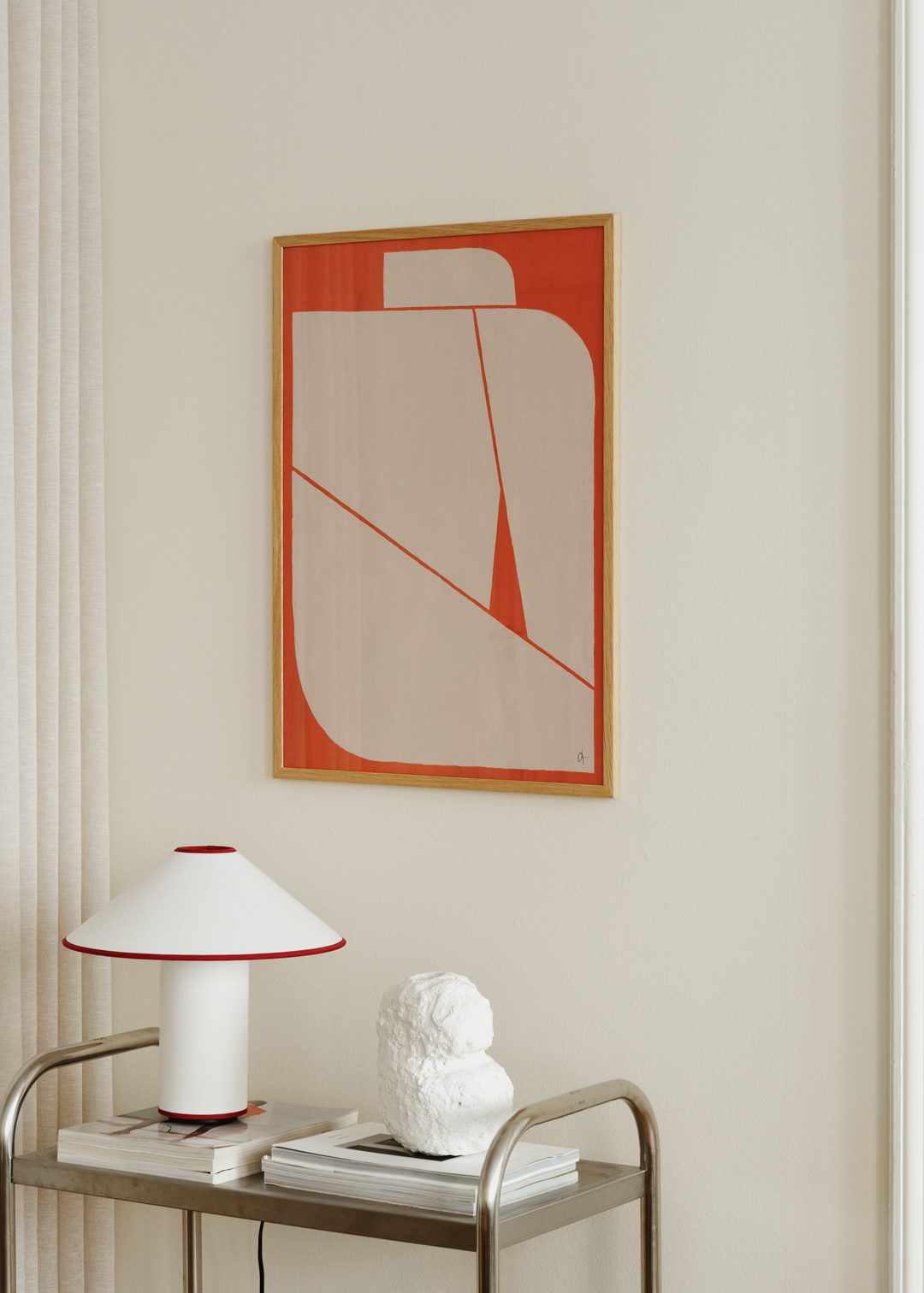 The Poster Club Art Prints 3PM Poster 30x40 cm beige