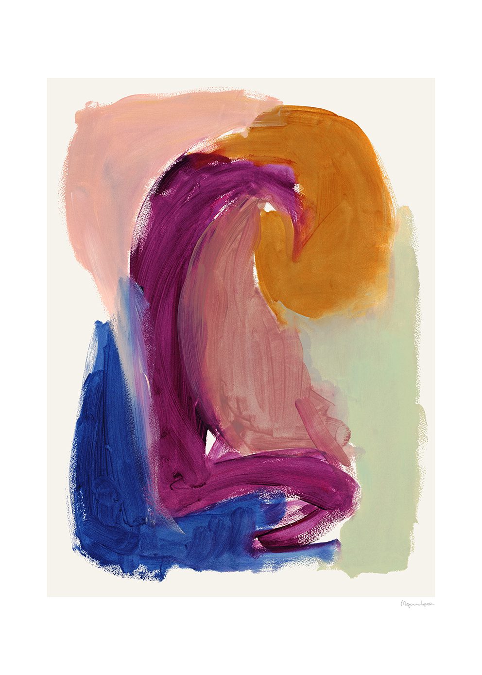 The Poster Club Mudra Poster 30x40 cm bunt abstrakt
