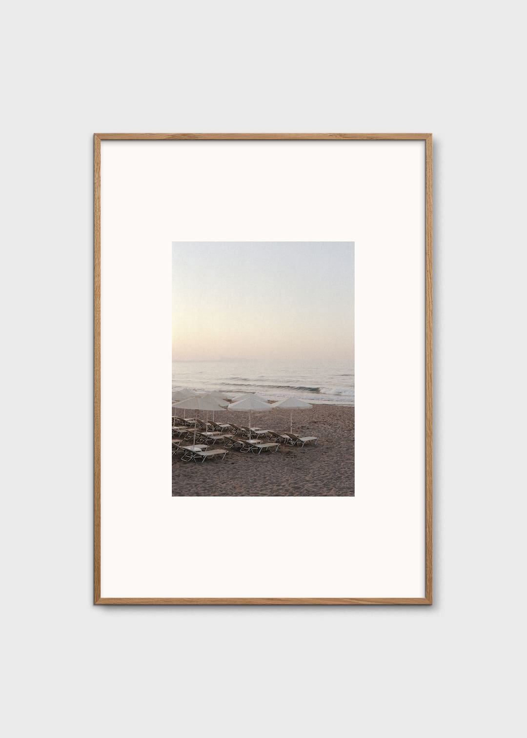 The Poster Club Sunset Swims Fotoposter A4 blau