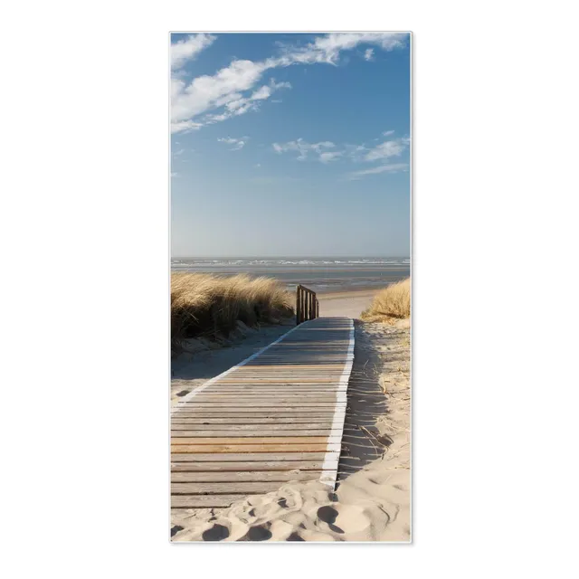 Banjado Magnettafel Dünen 37x78 cm Magnetwand Metall