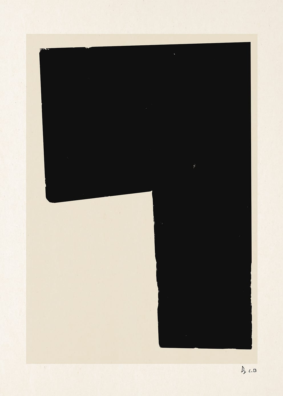 The Poster Club Black Object 02 Kunstdruck 50x70 schwarz