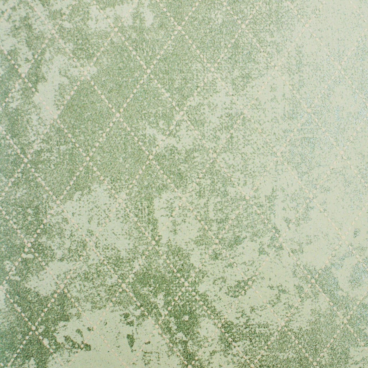Mineheart Moderna Diamond Stitch Tapete French Green Glitzer
