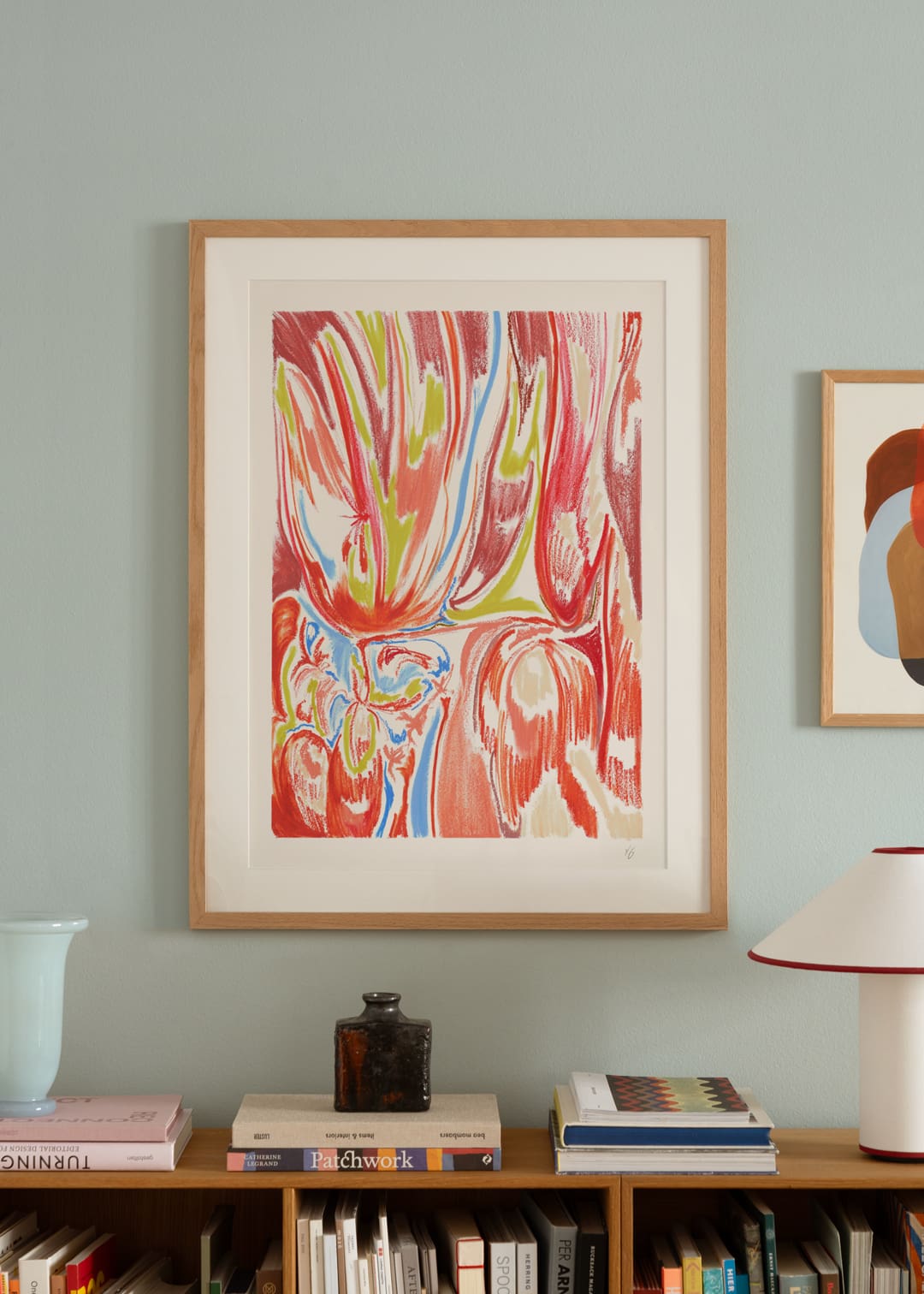 The Poster Club Art Prints Orangerøde blade Poster A4 orange