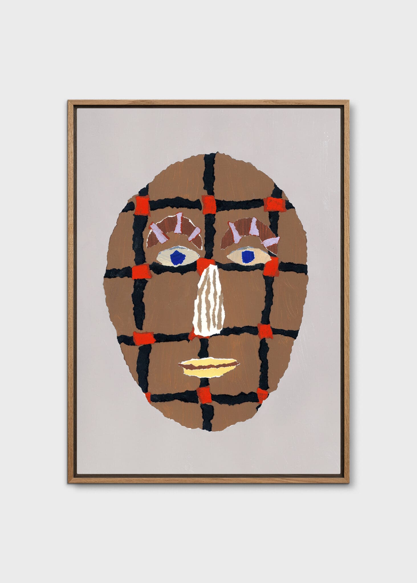 The Poster Club Art Prints Grid Portrait Leinwand 30x40 bunt