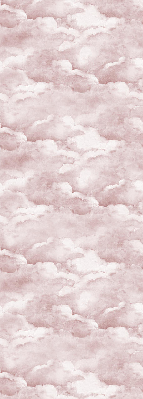 Mineheart Wallpaper Dusty Pink Clouds Tapete A3 Muster rosa