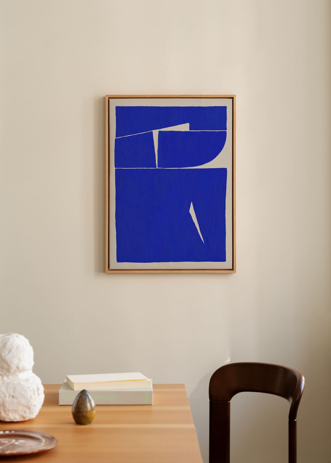 The Poster Club Art Prints 11PM Leinwand 50x70 cm beige blau