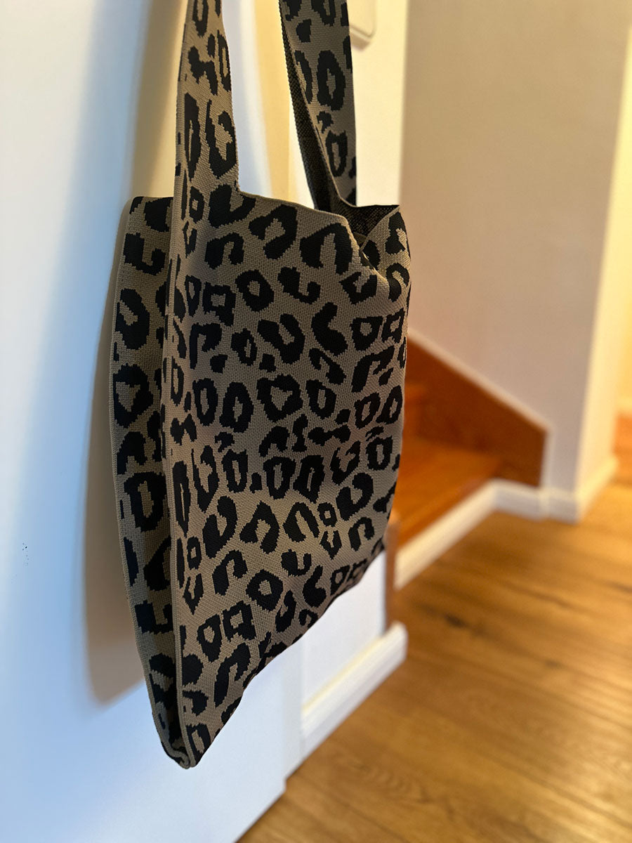 LS-LebenStil Shopper & Taschen Vintage Shopper Palma Leo 43x35cm